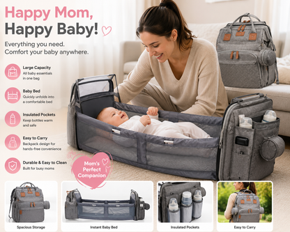 Multi-Use Diaper Bag